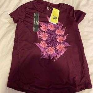 Brand new girls all in motion (target) sports t shirt size 7-8